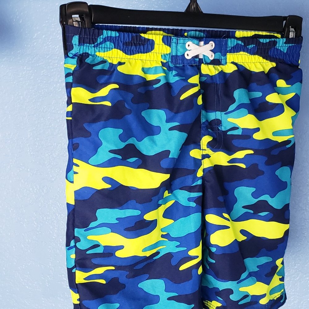 Camo swim trunks